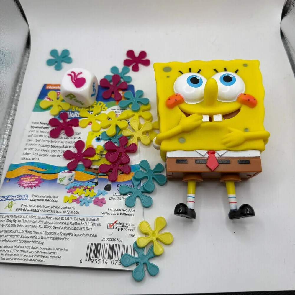 SpongeBob SquarePants Stinky Pig Electronic Game PlayMonster Nickelodeon 2018